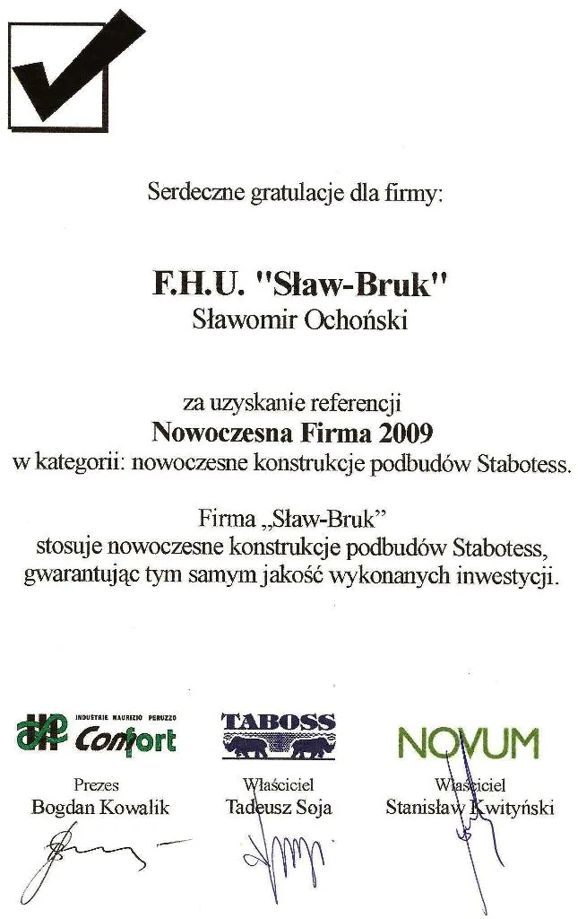 Kamiński i Synowie - brukarstwo w Krakowie od 1994 roku